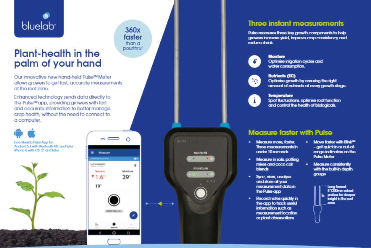.BLUELAB PULSE METER HOCK GREEN
